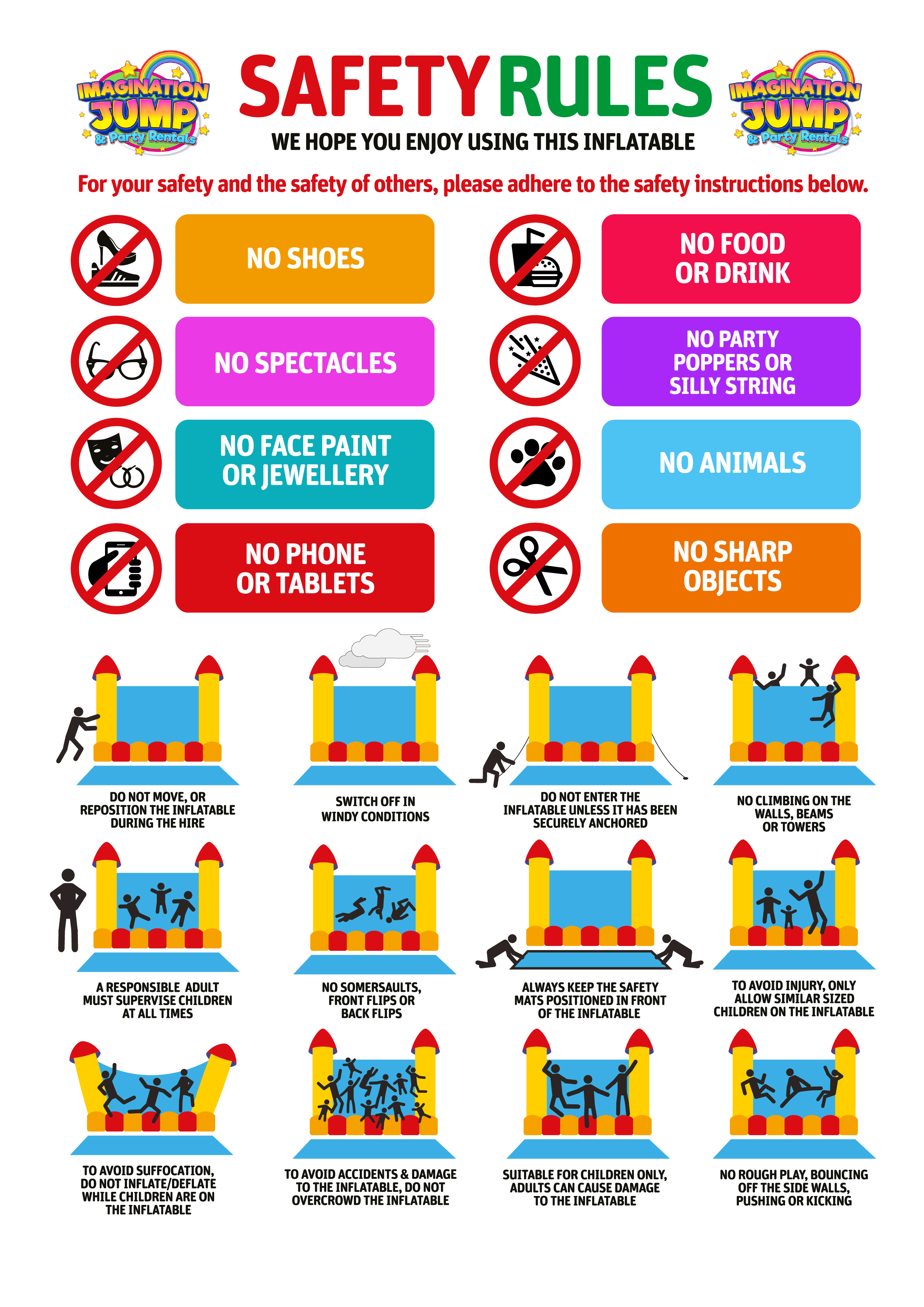 Safety Rules Rental In Magnolia The Woodlands Conroe Tomball 